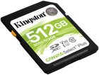 Kingston SDXC 512 GB Canvas Select Plus Class 10 UHS-I U3 V30 (SDS2/512 GB) - obraz 2