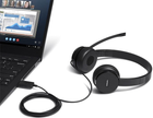 Słuchawki stereofoniczny zestaw słuchawkowy USB Lenovo 100 (4XD0X88524) - obraz 3