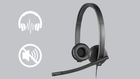 Навушники Logitech Corded Stereo USB Headset H570e (981-000575) - зображення 4