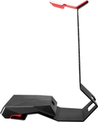Stojak na słuchawki MSI IMMERSE HS01 COMBO + Wireless Charger for S98-0700020-CLA Czarno-Czerwony - obraz 5