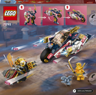 Конструктор LEGO Ninjago Перегінний робобайк-трансформер Сори 384 деталі (71792) - зображення 10