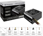 Zasilacz Thermaltake Litepower 650W (PS-LTP-0650NPCNEU-2) - obraz 7