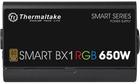 Zasilacz Thermaltake Smart BX1 RGB 650W (PS-SPR-0650NHSABE-1) - obraz 5