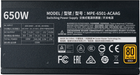 Zasilacz Cooler Master MWE Gold 650 - V2 Full Modular (MPE-6501-AFAAG-EU) - obraz 8