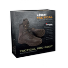 Черевики тактичні шкіряні Kombat UK Tactical Pro Boots All Leather коричневі 40 - зображення 4