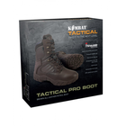 Ботинки тактические кожаные Kombat UK Tactical Pro Boots All Leather коричневые 42 - изображение 4