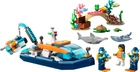 Zestaw klocków LEGO City Łódź do nurkowania badacza 182 elementy (60377) - obraz 2
