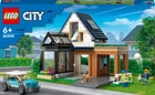 Zestaw klocków LEGO City Domek rodzinny i samochód elektryczny 462 elementy (60398) - obraz 1