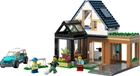 Zestaw klocków LEGO City Domek rodzinny i samochód elektryczny 462 elementy (60398) - obraz 2