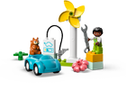 Конструктор LEGO DUPLO Town Вітрова турбіна та електромобіль 16 деталей (10985) - зображення 9