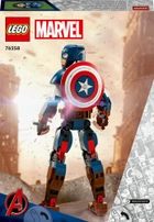 Zestaw klocków LEGO Marvel Figurka Kapitana Ameryki do zbudowania 310 elementów (76258) - obraz 10