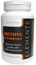 Kompleks witaminy B ActivLab Elements Methyl B-Complex 60 kapsułek (5907368800066) - obraz 1
