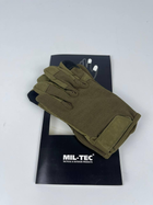 Тактичні рукавички Mil-Tec Combat Touch олива M - зображення 2