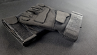 Перчатки беспалые тактические Battle Wolf размер Л (полубхват 10,5 см) Черный - изображение 8