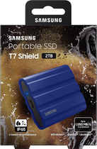 Samsung Portable SSD T7 Shield 2TB USB 3.2 Type-C Blue (MU-PE2T0R/EU) - зображення 9