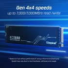 Dysk SSD Kingston KC3000 2TB M.2 2280 NVMe PCIe Gen 4.0 x4 3D TLC NAND (SKC3000D/2048G) - obraz 7