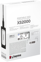 Dysk SSD Kingston XS2000 Portable 1TB USB 3.2 Gen2 (2x2) typu C IP55 3D NAND (SXS2000/1000G) - obraz 7