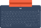 Klawiatura bezprzewodowa Logitech Keys-To-Go do iPhone'a iPada Apple TV Classic Blue (920-010060) - obraz 2