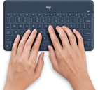 Клавіатура бездротова Logitech Keys-To-Go для iPhone iPad Apple TV Classic Blue (920-010060) - зображення 4