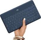Клавіатура бездротова Logitech Keys-To-Go для iPhone iPad Apple TV Classic Blue (920-010060) - зображення 5