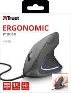 Mysz komputerowa Trust Verto Ergonomic USB Czarna (22885) - obraz 6