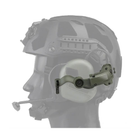 Крепление адаптер Earmor Чебурашка на шлем для наушников Олива - изображение 8