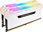 RAM Corsair DDR4-3200 16384MB PC4-25600 (zestaw 2x8192) Vengeance RGB Pro biały (CMW16GX4M2C3200C16W) - obraz 2