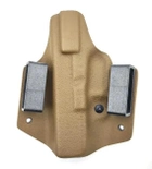 Кобура поясная Glock 17, 22, 31 на ремень кайдекс, койот - изображение 3