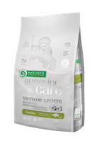Сухой беззерновой корм для юниоров Nature's Protection Superior Care White Dogs Grain Free Junior Small and Mini Breeds