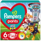 Подгузники Pampers Extra Large Размер 6 (14-19 кг) Paw Patrol 60 шт (8006540863657)