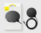 Беспроводное зарядное устройство Baseus Digital LED Display Gen 2 Wireless Charger 15W беспроводная зарядка для айфона с поддержкой стандарта Qi (CCED000001) Black