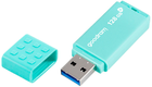 Pendrive Goodram UME3 Care 128 GB USB 3.0 Zielony (UME3-1280CRR11) - obraz 2