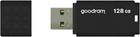 Pendrive Goodram UME3 128 GB USB 3.0 Czarny (UME3-1280K0R11) - obraz 3