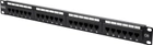 Патч-панель Digitus Professional 19" 1U CAT6 24xRJ45 UTP у зборі для серверної шафи/стійки (DN-91624U) - зображення 1