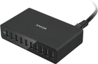 Ładowarka ścienna Anker PowerPort 10 60W 10-portowa V3 Czarna (A2133L11)