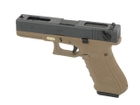 Пістолет Glock 18C Gen4. WE Metal Tan Green Gas - зображення 9