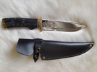 Охотничий нож Трезубец бронза ручной работы Гранд Презент Н023 - изображение 1
