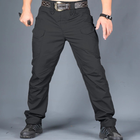 Штани Карго чоловічі, тактичні Ріп-Стоп, військові демісезонні, розмір 2ХL, колір чорний Код 69-0035 - зображення 3