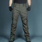 Штани Карго чоловічі, тактичні Ріп-Стоп, військові демісезонні, розмір ХL, колір хакі Код 69-0028 - зображення 4