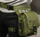 Тактическая поясная сумка Swat Tactical с набедренным креплением Olive (300-olive) - изображение 2