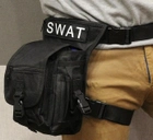 Тактическая поясная сумка Swat Tactical с набедренным креплением Black (300-black) - изображение 3