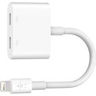 Кабель Belkin Lightning Audio + Charge RockStar White (F8J198btWHT)