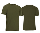 Чоловіча футболка Dominator XL Олива (Alop) зі 100% бавовни без бічних швів з круглим горлом короткими рукавами для полювання риболовлі активного відпочинку - зображення 1