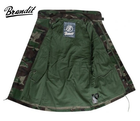 Військова куртка-парка BRANDIT 2in1 L Woodland (Alop) - изображение 6