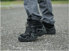 Тактичні водостійкі шкіряні бойові черевики 40 розмір Чорний (Alop) - изображение 9