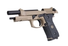 Пістолет Beretta M9A1 GBB Tan/Black Full Metal [WE] - зображення 5