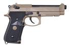 Пістолет Beretta M9A1 GBB Tan/Black Full Metal [WE] - зображення 7
