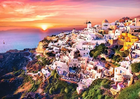 Puzzle Trefl Zachód słońca nad Santorini 1000 elementów (10435) - obraz 2