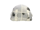 Кавер (чехол) для баллистического шлема (каски) MICH зима (клякса) - изображение 5