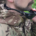 Тактические очки C5, черные, 4 линзы - изображение 5